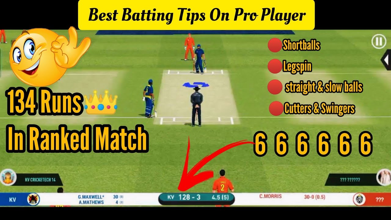 Best Batting Tips And Tricks In Real Cricket 20 Multiplayer#rc20 #realcricket20