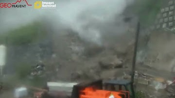 Rockfall Monitoring Sensor in Action - Switzerland 2025