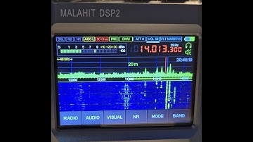 Malahit dsp2 20mtrs evening cw and picture in waterfall