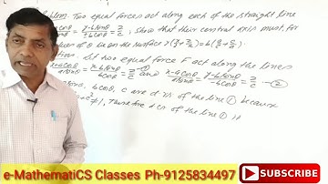 Problem based on central axis #mechanics Day 13