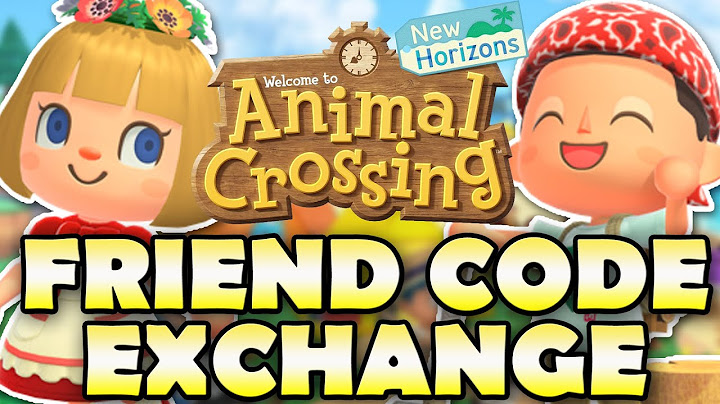 Official Friend Code Exchange For Animal Crossing New Horizons!