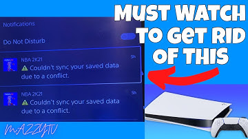 MAZZYTV | HOW TO FIX “PS5 Couldn’t Sync Due To Conflict”