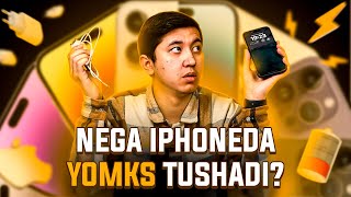 Nega iPhone'da yomks tushadi? sababi nimada