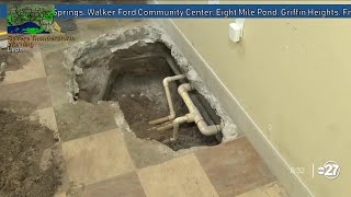 Broken water pipes leaves Kearney Center without food and water