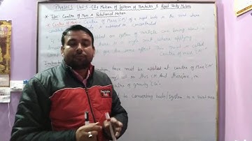Class 11th Physics Unit 5- Motion of System of Particles and Rigid Body