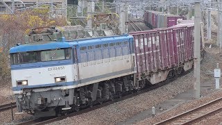 【JR貨物】５０５３レ ＥＦ８１-４５１ ヤマトＤＤ積載