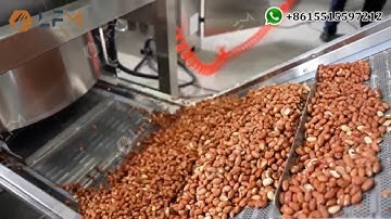 Fried Peanut Processing Machine, Continuous Groundnut Frying Line