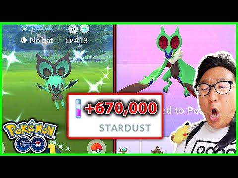 Pokemon GO Noibat Community Day, I Grinded Over 600k Stardust in 3 Hours