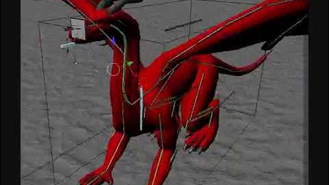 Black Dragon - Modeling, Texturing, Rigging in Blender (WIP 98) BGE