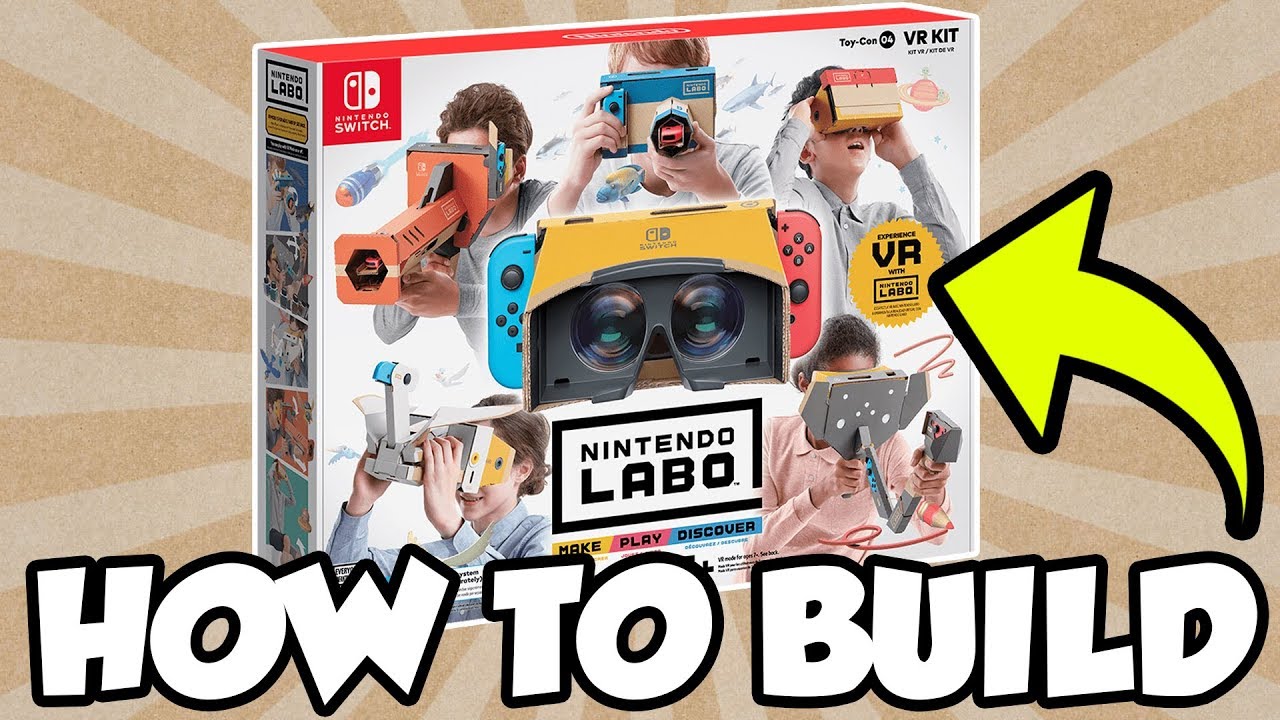 nintendo labo  2022 Update  How To Build Nintendo Labo: Toy-Con 04 VR Kit! [🔴LIVE]