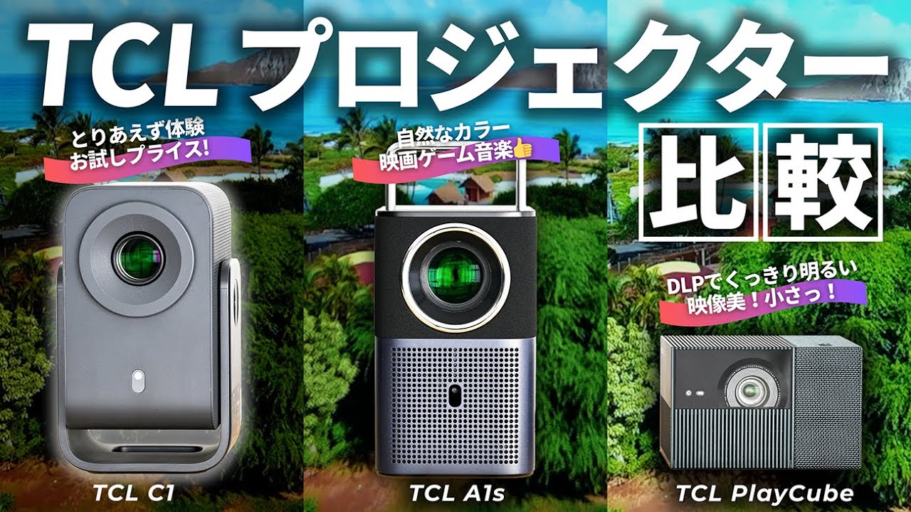 Comprehensive Comparison] TCL Mobile Projectors: C1, A1s, and