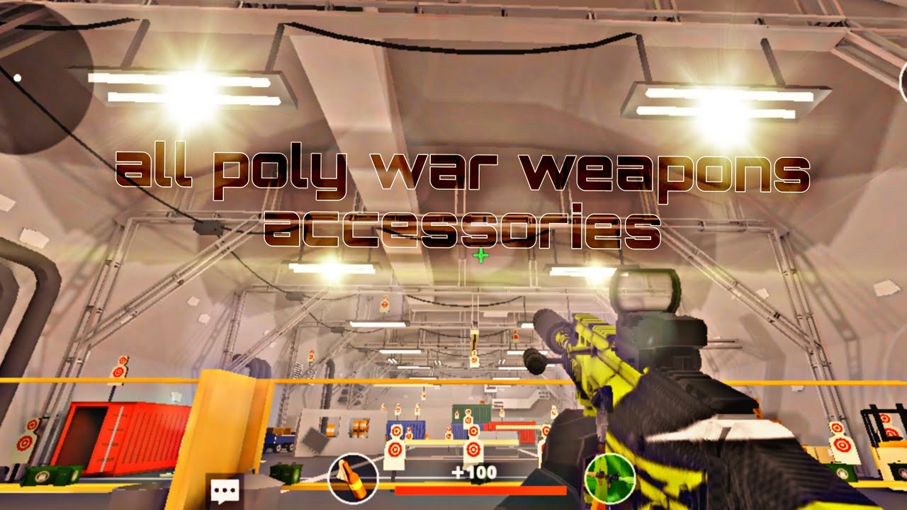 all poly war upgraded weapons#polywar - YouTube