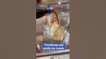 Thumbsup and vanila ice cream combination #food #thumbsup #icecream #shake