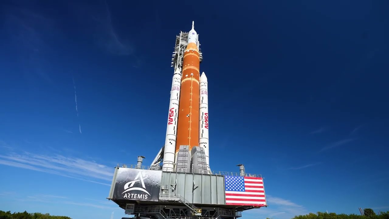 NASA rolls out Artemis II rocket to launch pad for astronauts