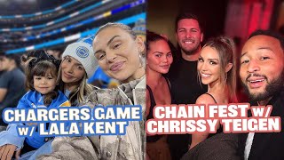 Vlog: Chargers Game with Lala + Chain Fest in LA!