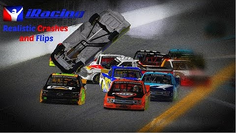 iRacing Realistic Crashes and Flips: Daytona 2021