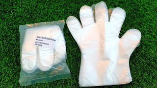 ZEONELY MART Transparent Plastic Hand Gloves review | RARA | RARA LIFESTYLE