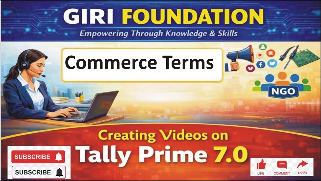 #Tally Prime 5 | Commerce Terms Study