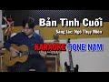 Bn tnh cui  tone nam  karaoke beat guitar  karaoke nbc