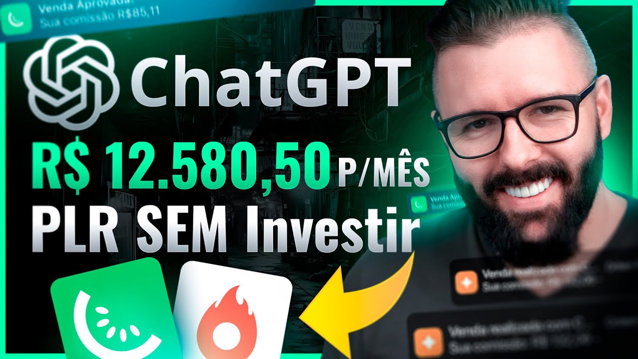 Como ganhar R$ 180 POR DIA com Chat GPT Rápido e Sem Investir Nada