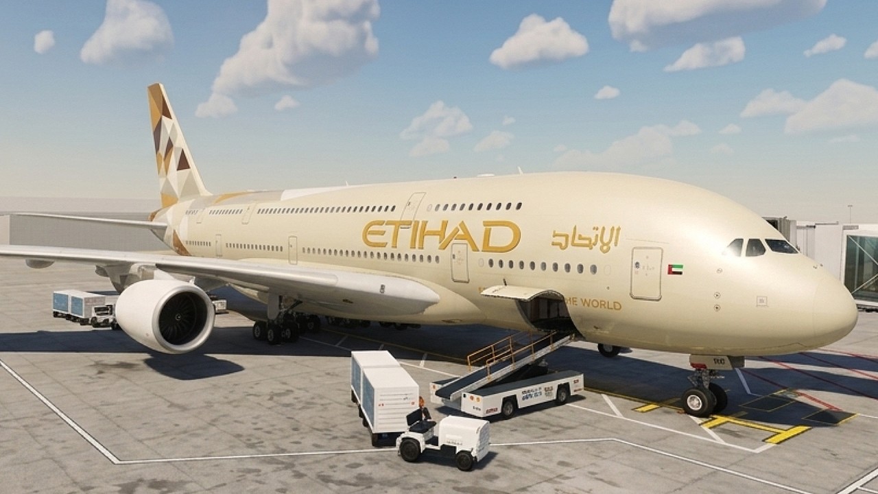 Roblox - Airbus A380 ETIHAD Full Flight from Dubai to Tokyo | Cabin Crew Simulator