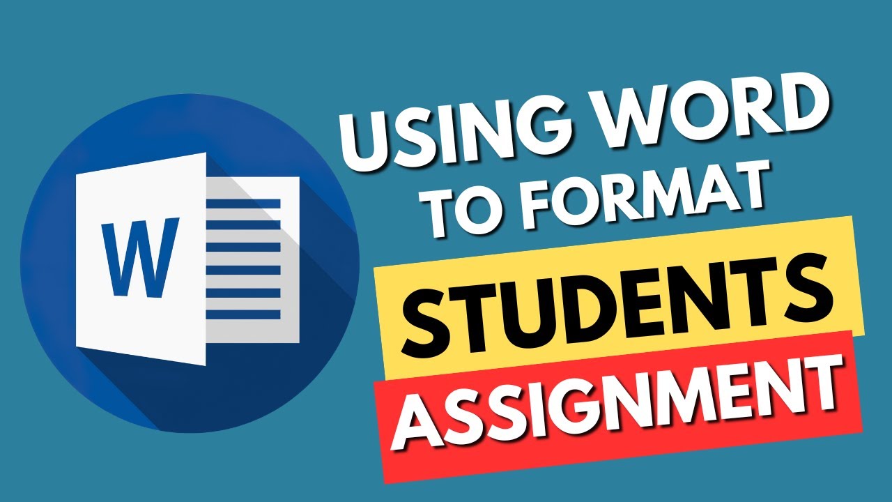 Format Students Assignment Using MicroSoft Word - YouTube