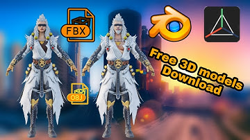 Silver Guru Set 3d model pubg mobile prisma3d Blender bon fbx obj free download