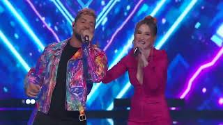 David Bisbal Y Paty Cantu Cantan Si Tú La Quieres Versión Salsa. La Voz En Mexico