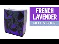 French Lavender / Drop Swirl / Melt and Pour Soap