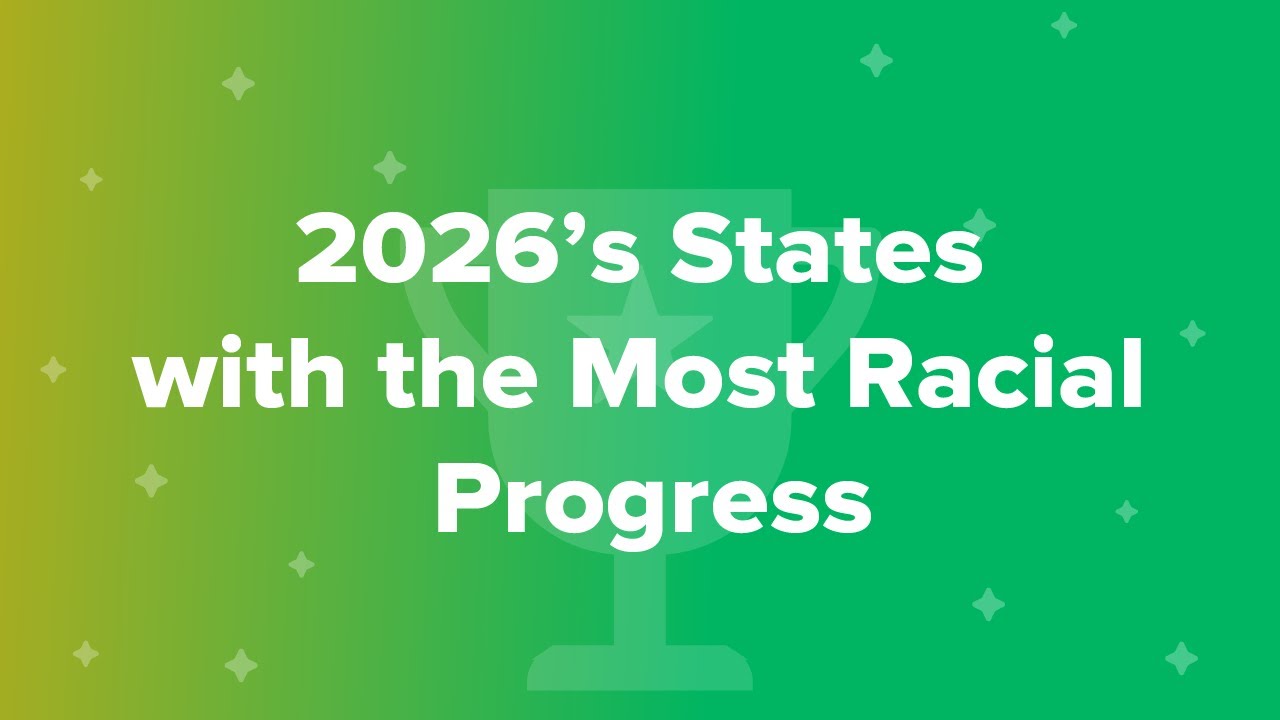 Штаты, добившиеся наибольшего прогресса в расовом отношении в 2026 году
