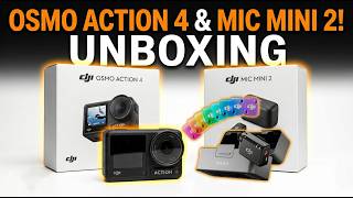 DJI Osmo Action 4 + Mic Mini 2 UNBOXING