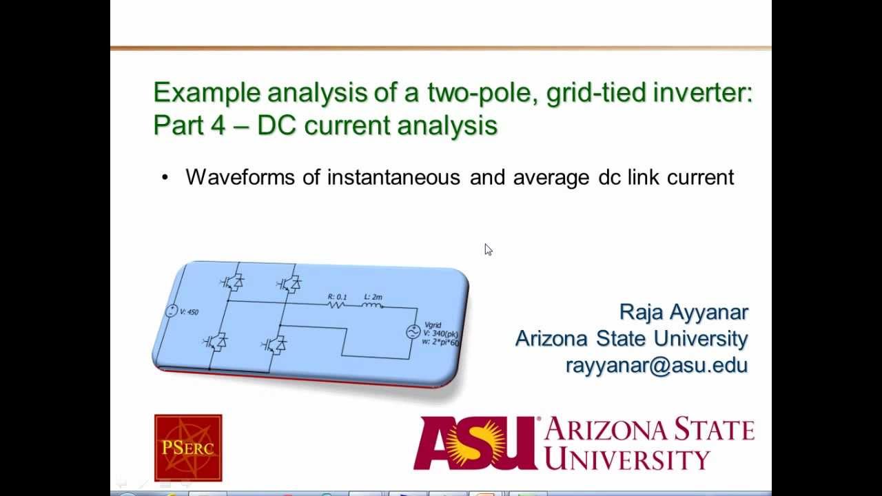 Two pole grid tied example part4 - YouTube