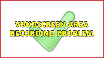 Ubuntu: Vokoscreen area recording problem