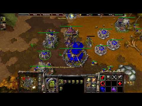 Orc vs Human 1vs1 Warcraft 3 Reforged⭐Deutsch/German⭐Full WC3 Gameplay