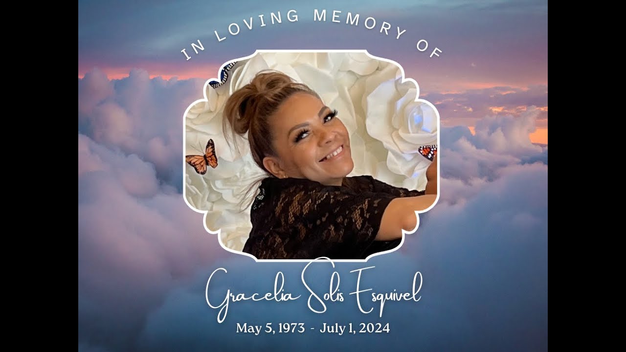 Gracelia Solis Esquivel Funeral Service - YouTube
