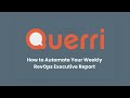 How to Automate Your Weekly RevOps Report (Quick Overview + Playbook)