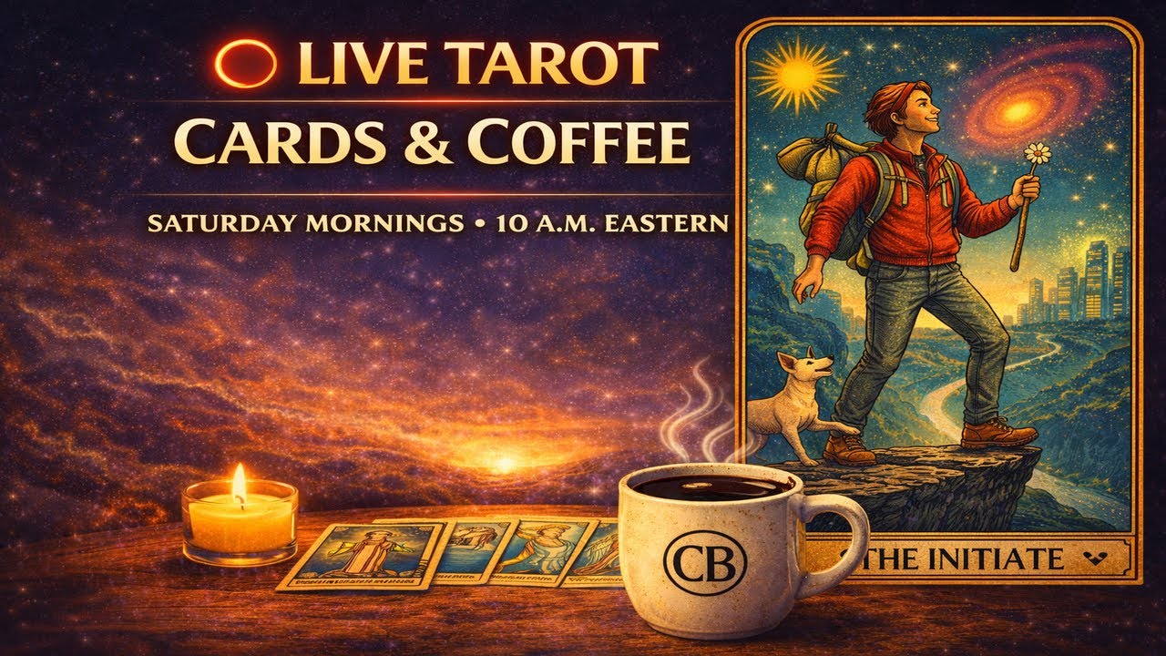 🔴 Cards & Coffee ☕ LIVE TAROT Running Something You Haven’t Seen Yet? 🌀 #mrcosmic #LiveTarot thumbnail