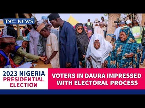 #Decision2023: Voters In Daura Impressed With Electoral Process