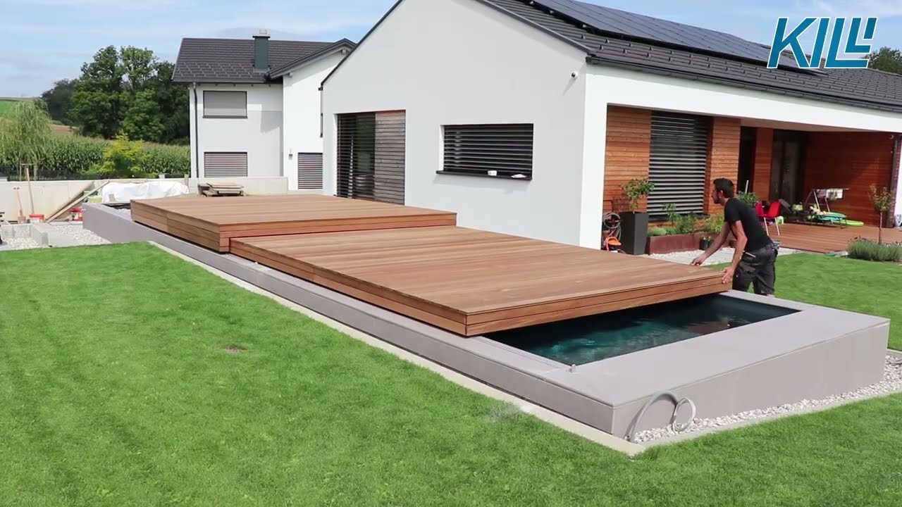 Begehbare Poolabdeckung von KILLI