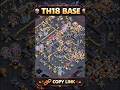 IMPOSSIBLE TH18 Base 💀 No One Can 3 Star! #shorts | Clash of Clans