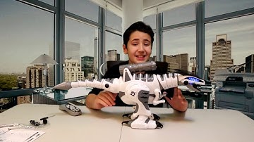 Fistone RC Robot intelligent Dinosaur THIS TOY IS AWESOME!