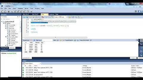 MySQL Tutorial How to use Commit and Rollback TCL in Workbench
