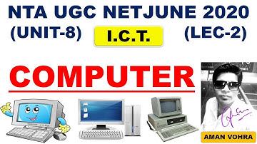Computer unit 8 Lec 2 ugc net june 2020