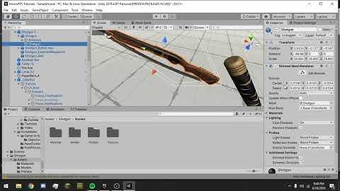 Making Game with Horror FPS KIT #4 Adding New Guns