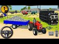 Real Gaming travel tractor trolley challenge with 🔥 mission 2 Complete 💯✅ village simulator 3d 🏆🙏