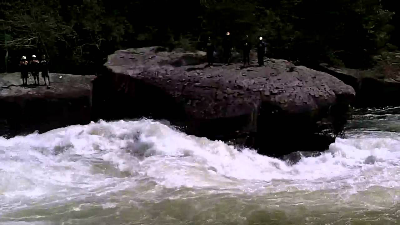 jim maier at pillow rock gauley river YouTube
