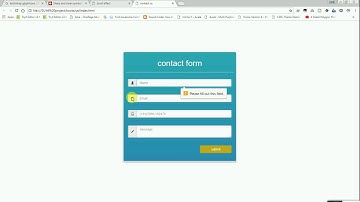 how to make a html contact form with bootstrap