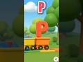 ABC Alphabet Train! 🚂 | Learn P to T Phonics #shorts #learningwithrhymes #trainsong