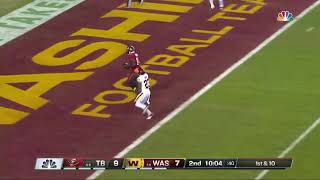 Tom Brady Throws The Touchdown Pass To Goodwin | Bucs vs Washington Football Team NFC Wildcard Game