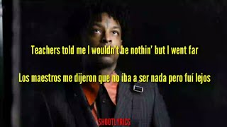 21 Savage Ft. Childish Gambino - Monster [Lyrics English/Español]